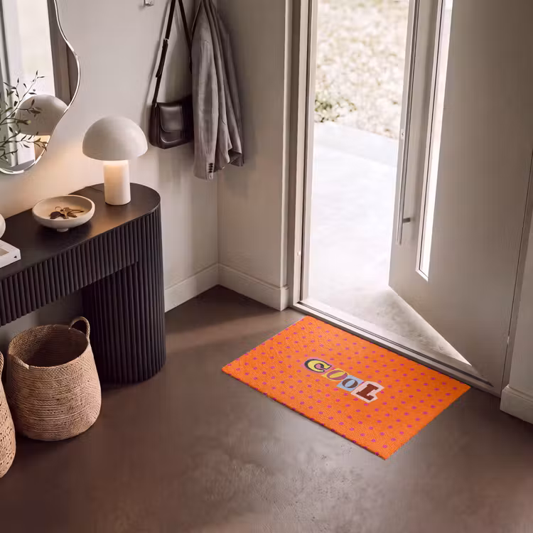 Fußmatte - Cool - Punkte - Orange — 8