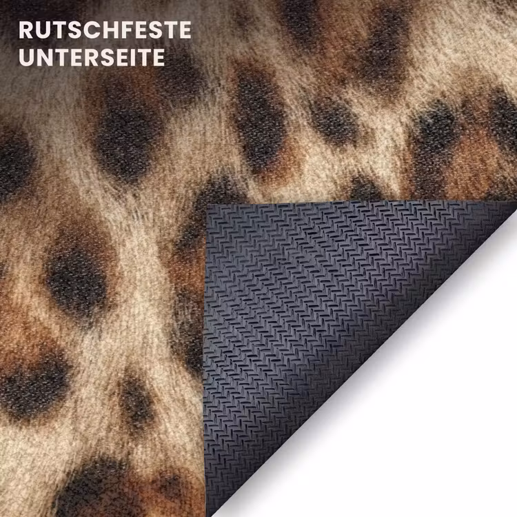 Fußmatte - Leopard – Braun – Fell — 6