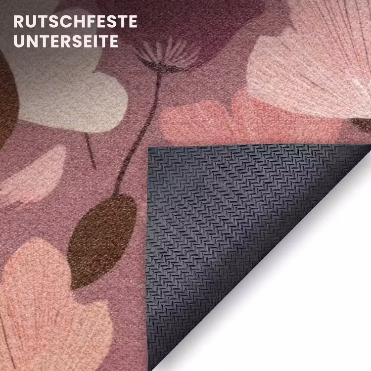 Fußmatte - Blume - Muster - Rosa — 6