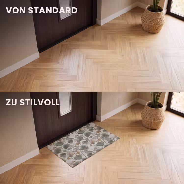 Fußmatte - Elegant - Laubig - Grün — 3