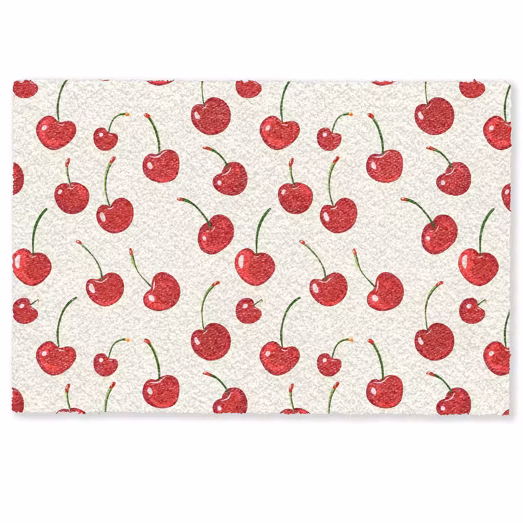 Fußmatte - Kirsche - Minimalistisch - Rot — 1