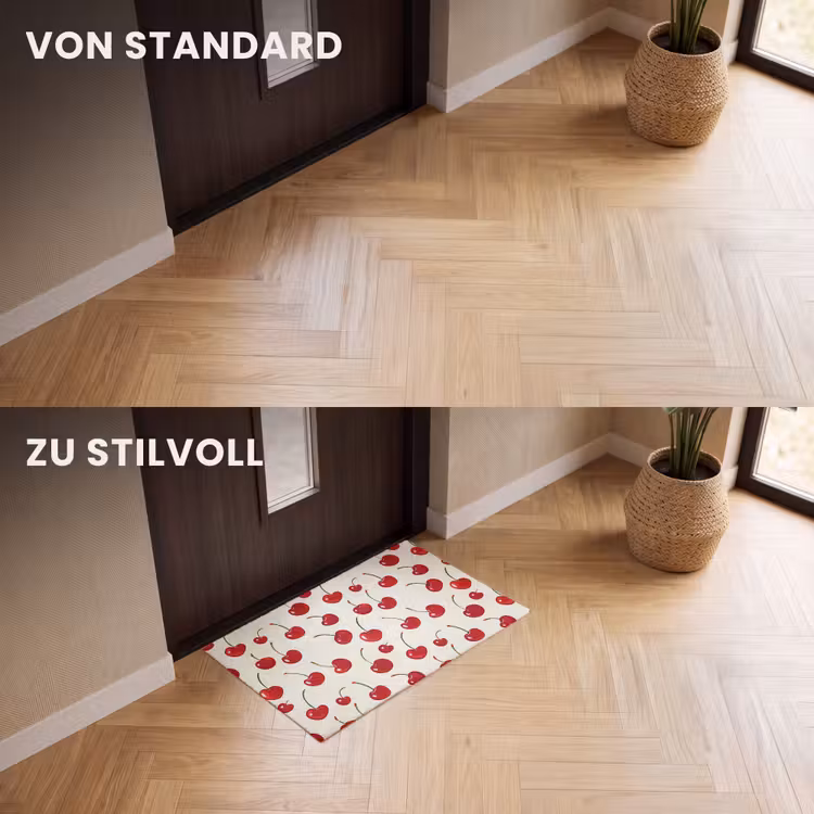 Fußmatte - Kirsche - Minimalistisch - Rot — 3