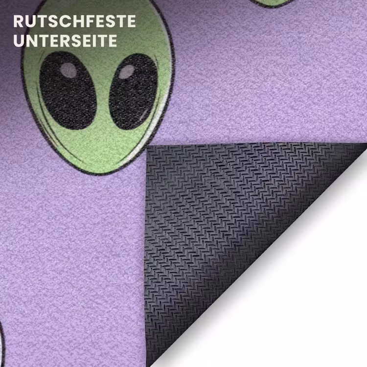 Fußmatte - Alien - Retro - Flieder — 6