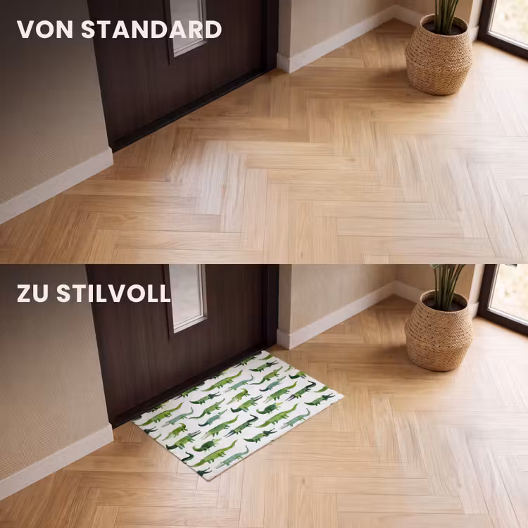 Fußmatte - Krokodil - Verspielt - Grün — 3