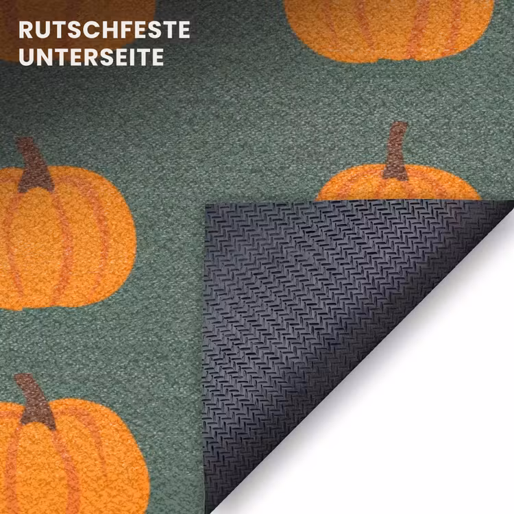 Fußmatte - Kürbis - Muster - Orange — 6