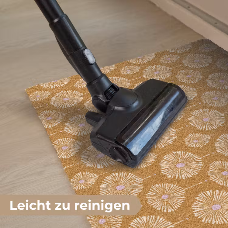 Fußmatte - Blumen - Modern - Ocker — 9