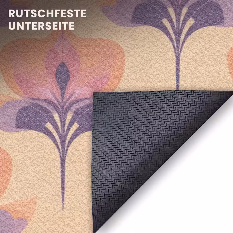 Fußmatte - Botanisch - Muster - Pastell — 6