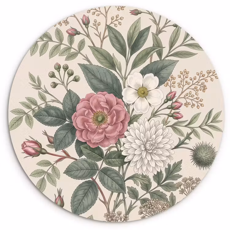 Forexbild Rund - Romantisch - Design - Farbenfroh — 1