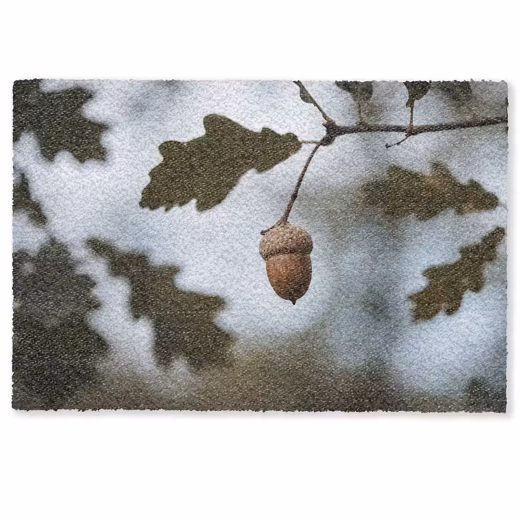 Fußmatte - Eichel - Eichenblatt - Wald - Herbst - Natur — 1
