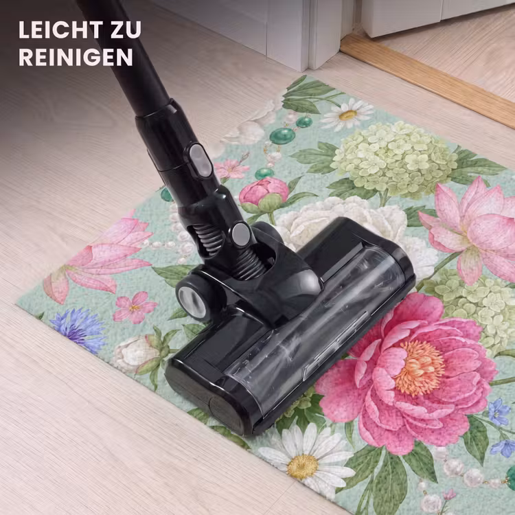 Fußmatte - Blumen – Muster – Botanisch – Grün — 9