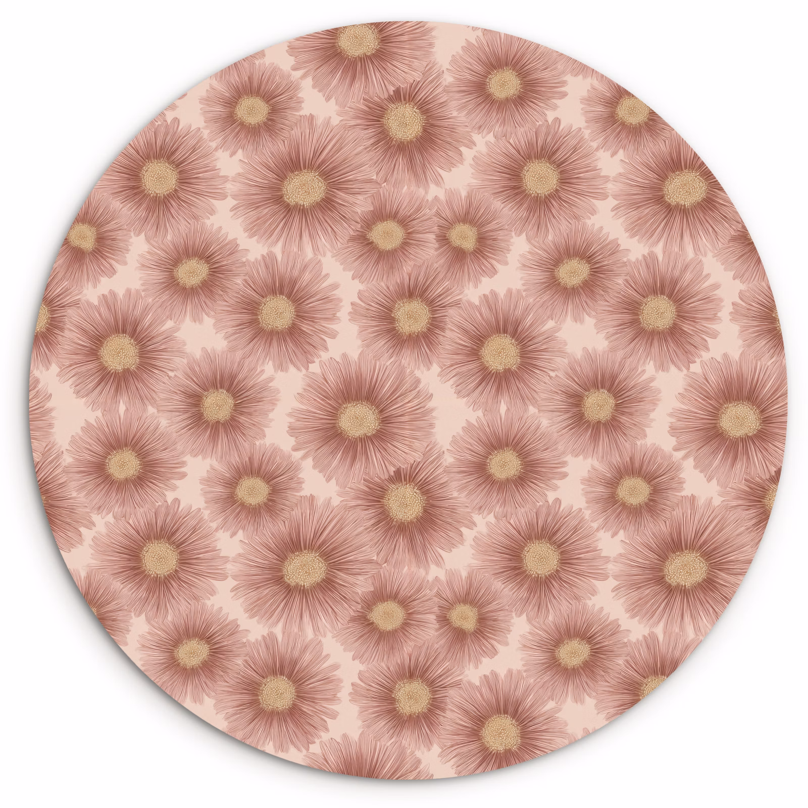 Forexbild Rund - Gerbera - Blumen - Rosa — 1