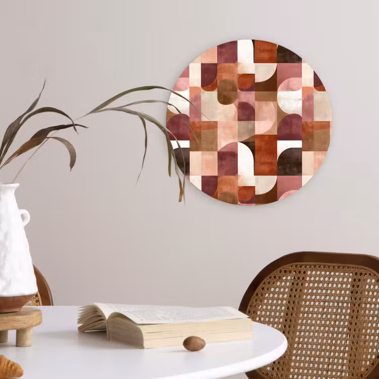 Forexbild Rund - Geometrie - Modern - Retro — 4