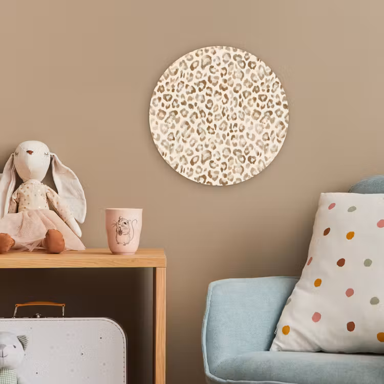 Forexbild Rund - Leopard - Klassisch - Beige — 5