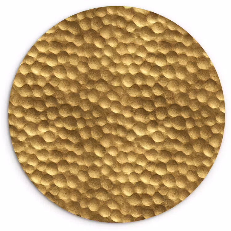 Forexbild Rund - Metall - Dynamisch - Gold — 1