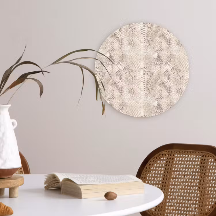 Forexbild Rund - Schlange - Muster - Beige — 4