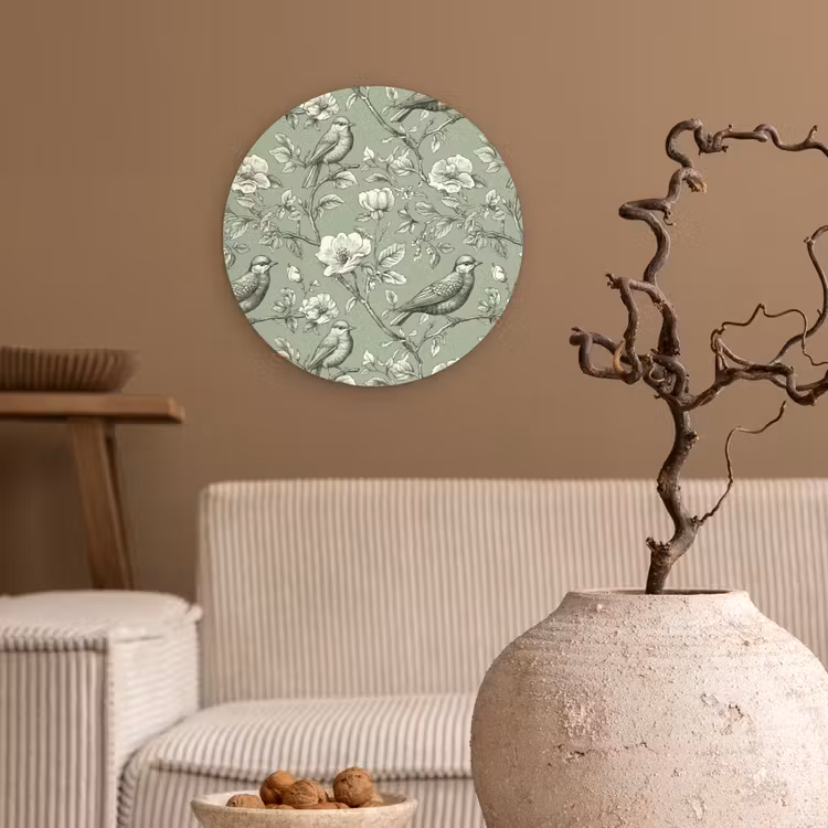 Forexbild Rund - Klassisch - Botanisch - Grün — 2