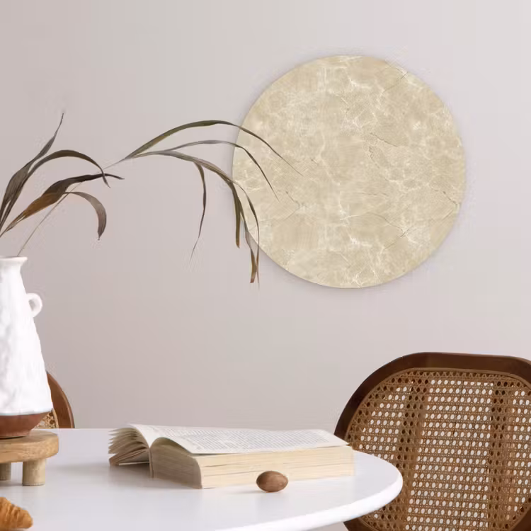 Forexbild Rund - Hellbeige - Marmor - Diffusionsäderung — 4
