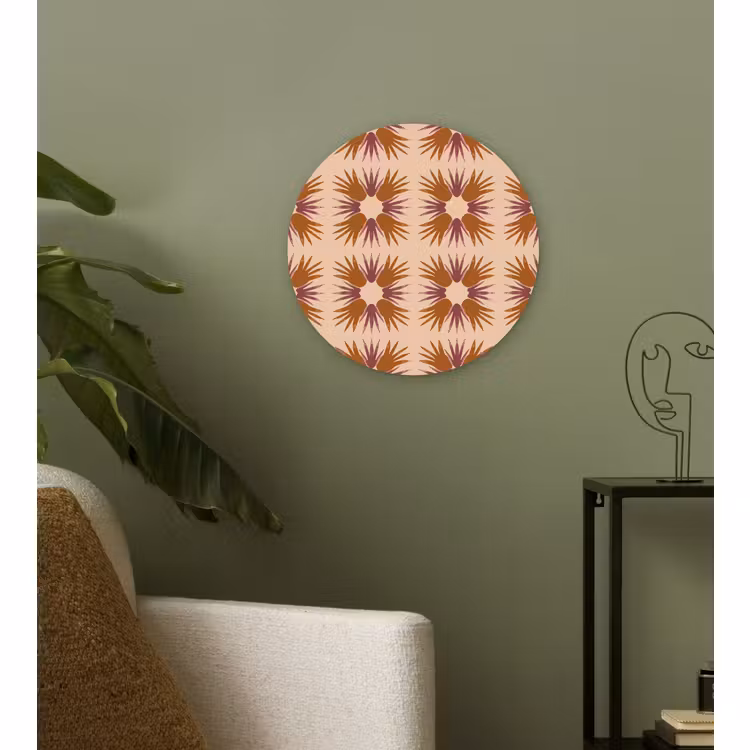 Forexbild Rund - Ornament - Muster - Ocker — 3