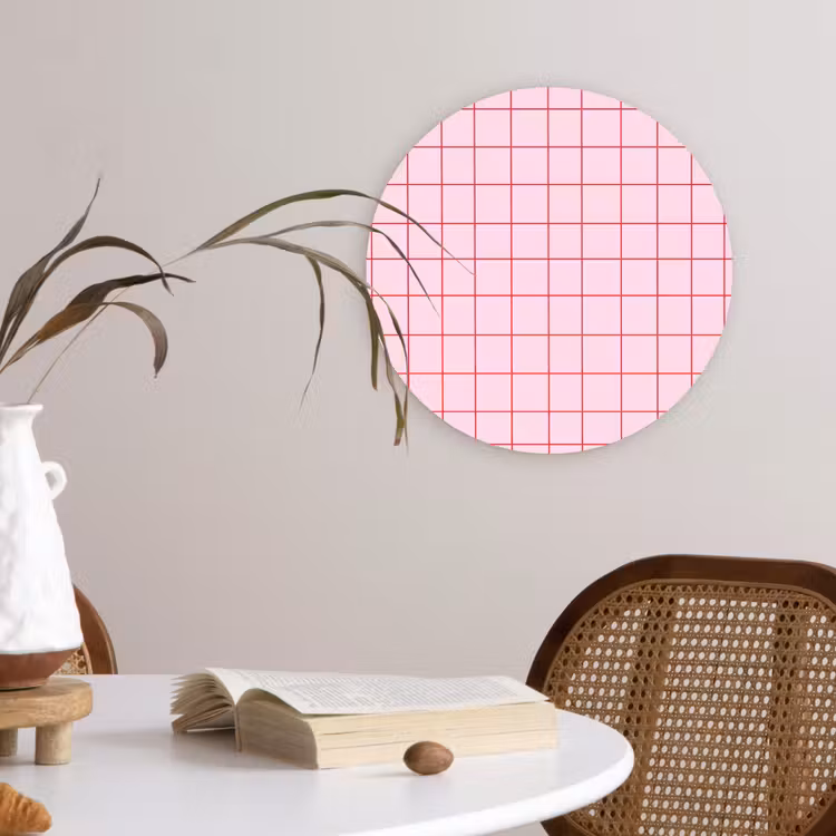 Forexbild Rund - Raster - Muster - Rosa — 4