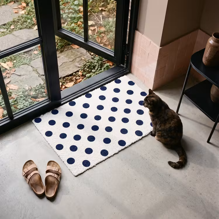 Fußmatte - Klassisch - Dots - Blau — 2