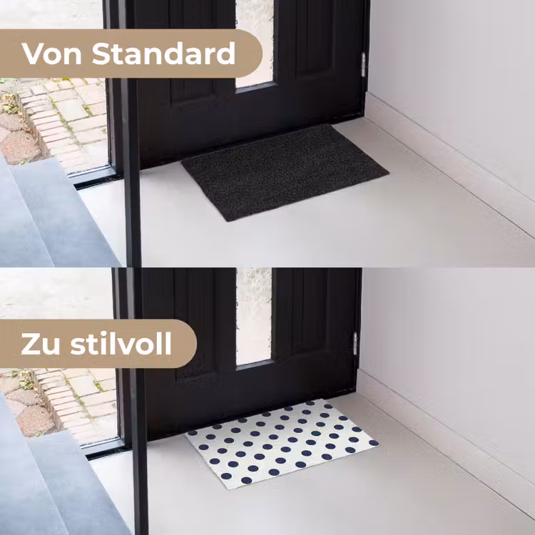 Fußmatte - Klassisch - Dots - Blau — 3