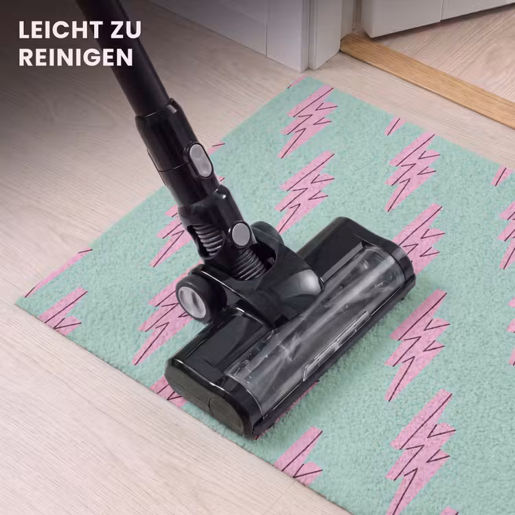 Fußmatte - Blitze - Muster - Grün - Rosa — 9