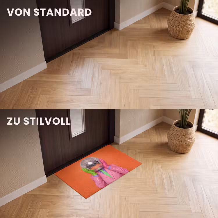 Fußmatte - Kunst – Discokugel – Bunt – Modern – Studio — 3