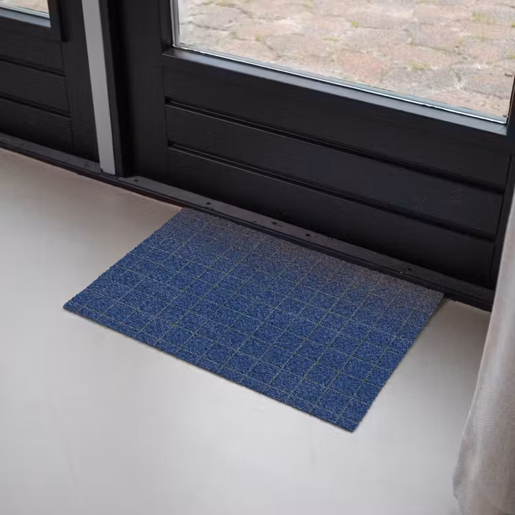 Fußmatte - Fliese - Muster - Blau — 2