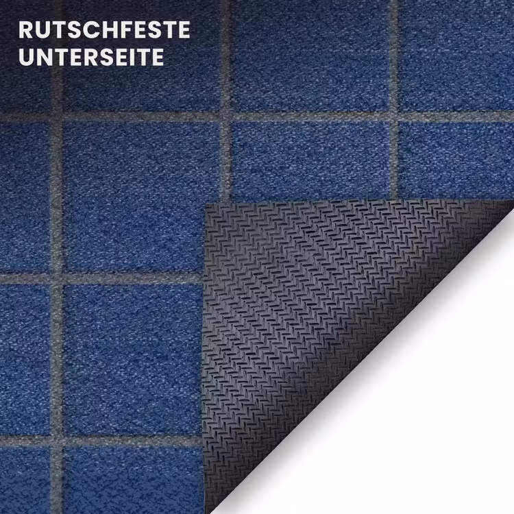 Fußmatte - Fliese - Muster - Blau — 6