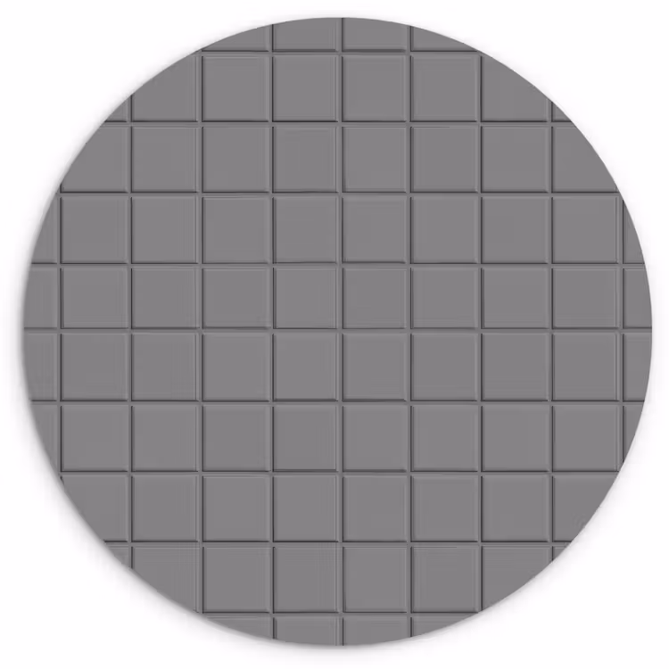 Forexbild Rund - Modern - Muster - Grau — 1