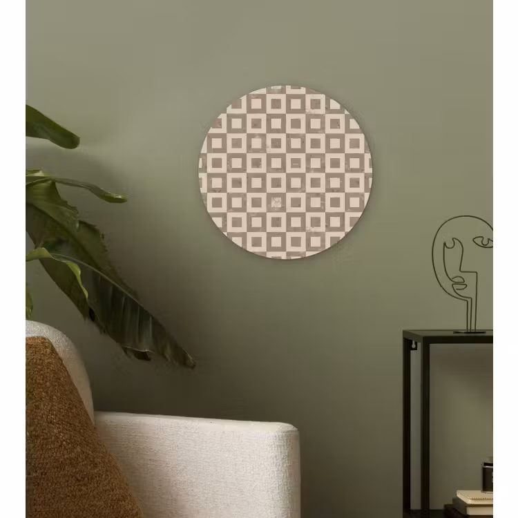 Forexbild Rund - Muster - Marmor - Beige — 3