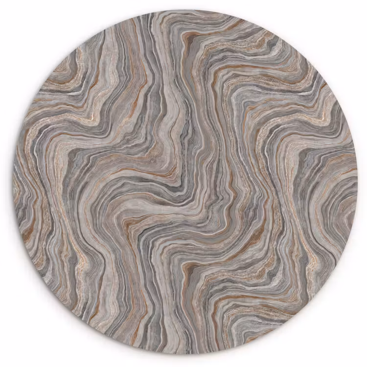 Forexbild Rund - Muster - Textur - Grau — 1