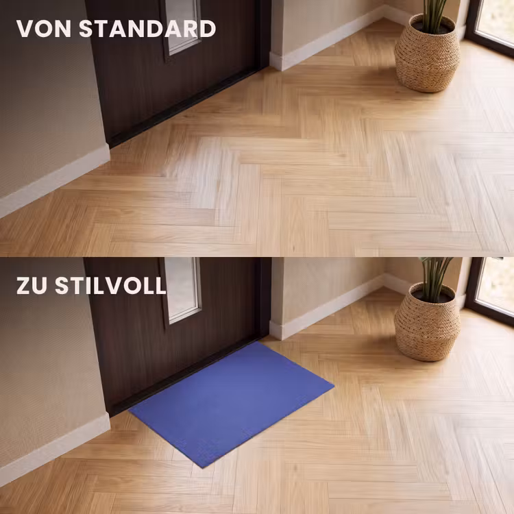 Fußmatte - Chinesisch – Blau – Blau — 3