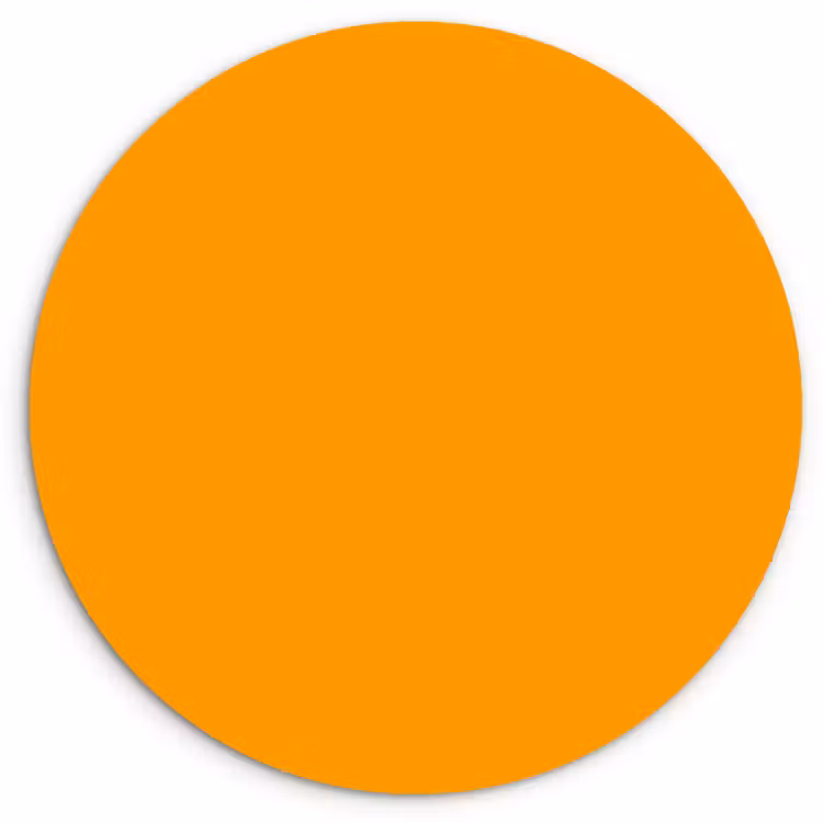 Forexbild Rund - Warm – Ocker – Orange — 1