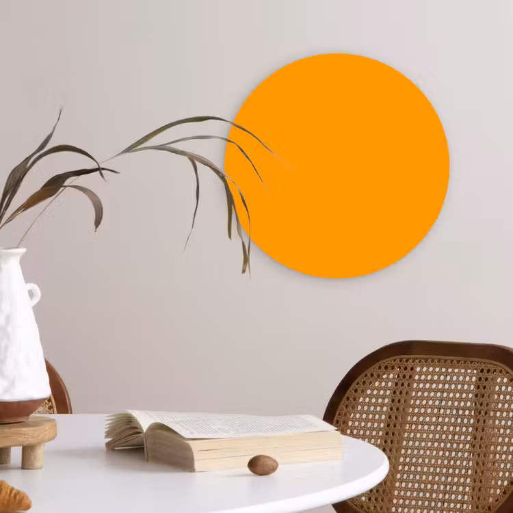 Forexbild Rund - Warm – Ocker – Orange — 4