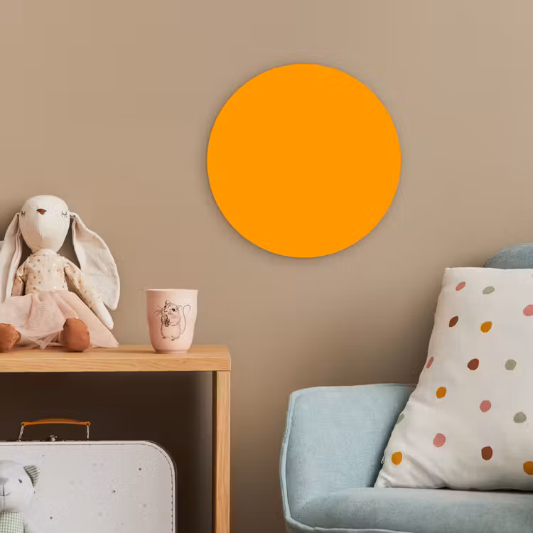 Forexbild Rund - Warm – Ocker – Orange — 5