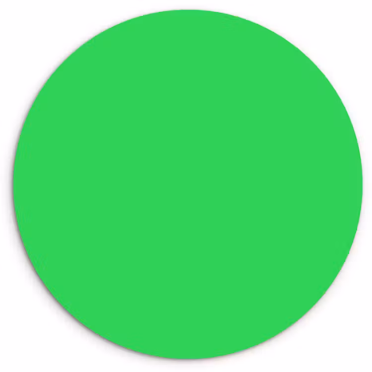 Forexbild Rund - Mint – Grün – Grün — 1