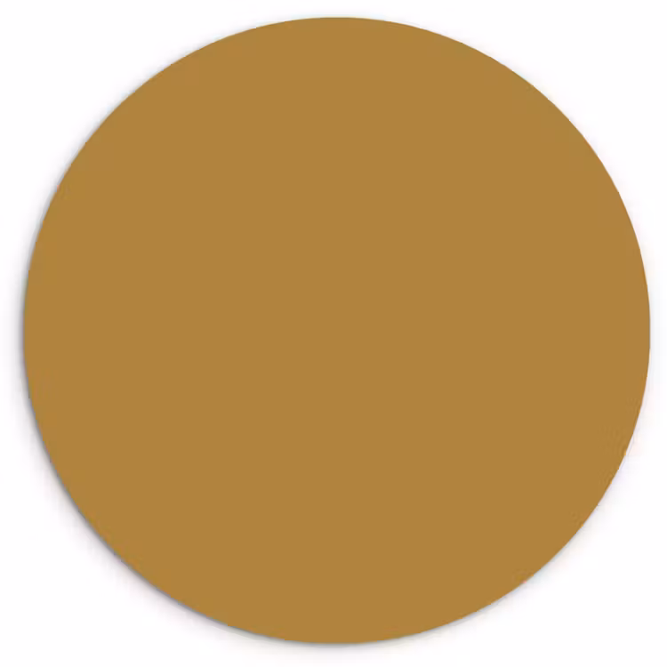 Forexbild Rund - Rhythmic – Ocker – Gelb — 1