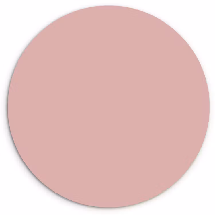 Forexbild Rund - Soft – Blush – Rosa — 1