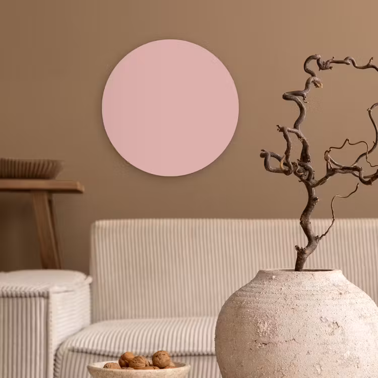 Forexbild Rund - Soft – Blush – Rosa — 2