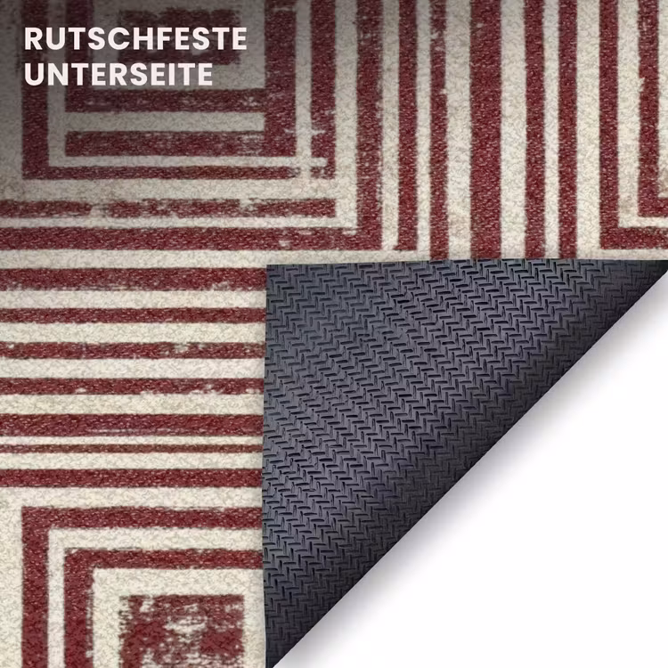 Fußmatte - Geometrisch - Muster - Rot — 6