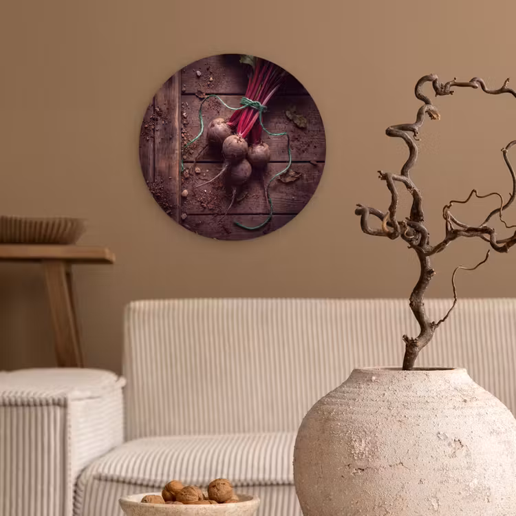 Forexbild Rund - Gemüse – Rote Bete – Rustikal — 2