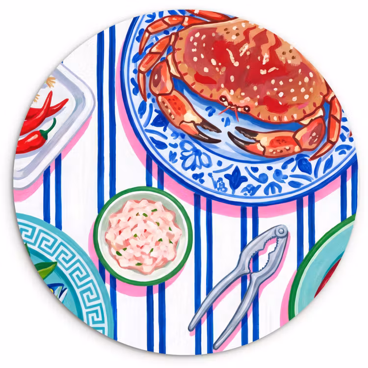 Forexbild Rund - Meeresfrüchte – Essen – Bunt — 1