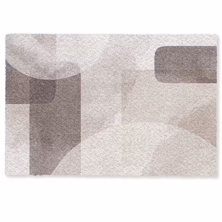 Fußmatte - Abstrakte Formen – Beige — 1