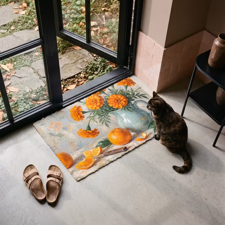 Fußmatte - Essen – Orange – Kunst — 2