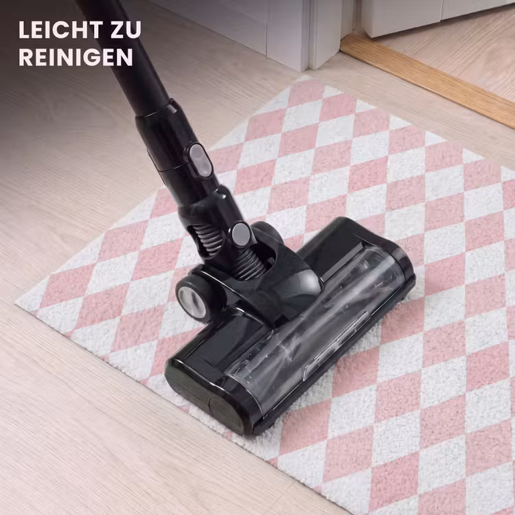 Fußmatte - Hellrosa – Karos – Geometrisch – Muster — 9