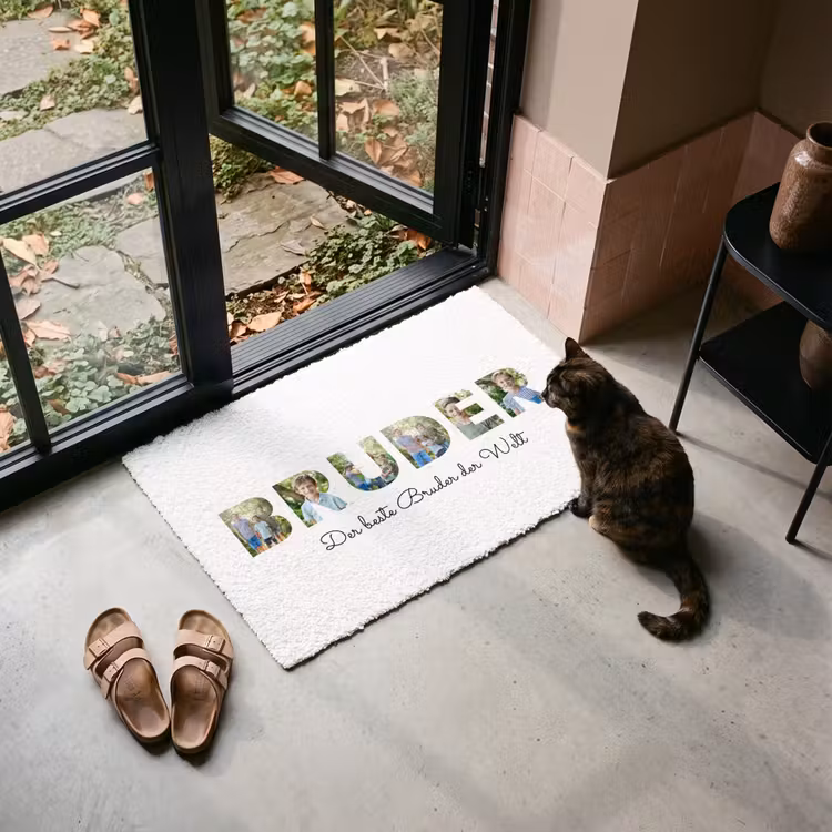 Fußmatte - Bruder – Buchstaben-Collage — 2