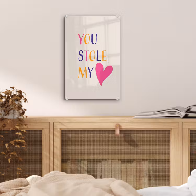 Glasbild - Herz - Valentinstag - Text — 4