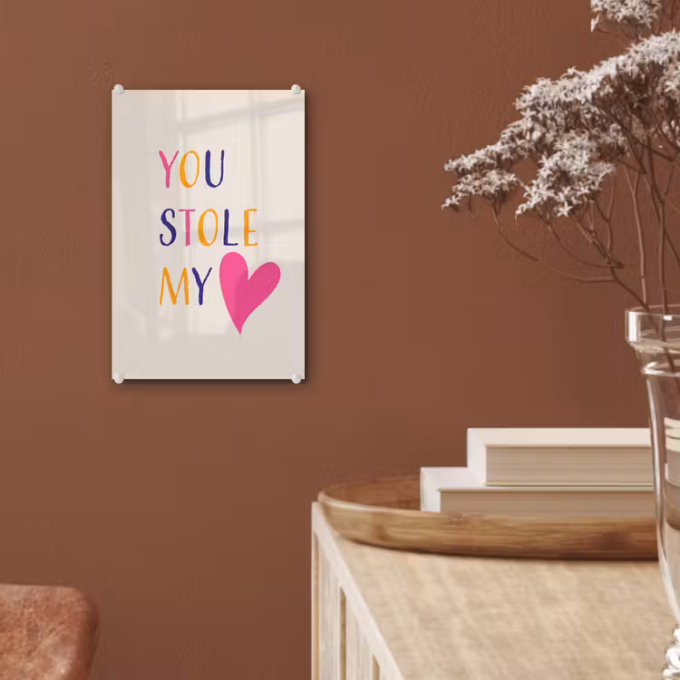 Glasbild - Herz - Valentinstag - Text — 5