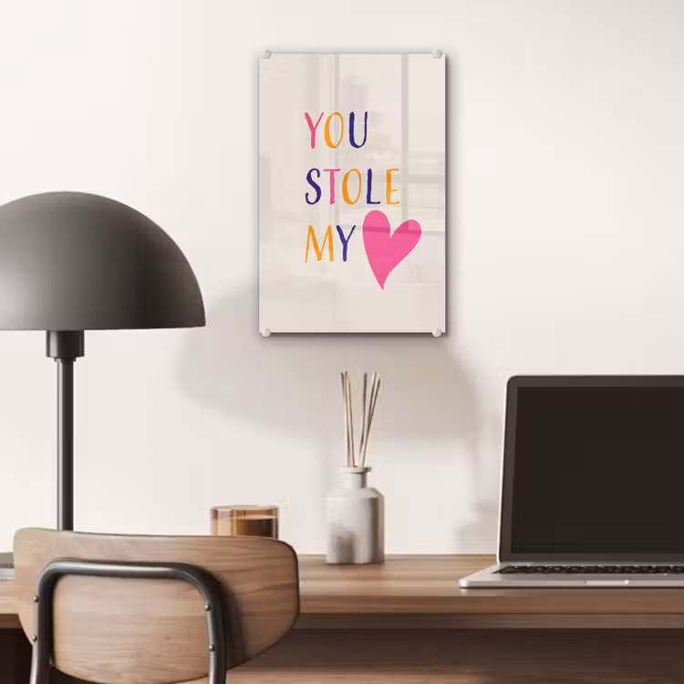 Glasbild - Herz - Valentinstag - Text — 6
